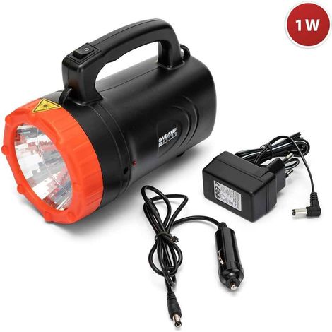 Phare portable rechargeable 1W 90 lumen 150m - VELAMP - IR551LED (1/5)