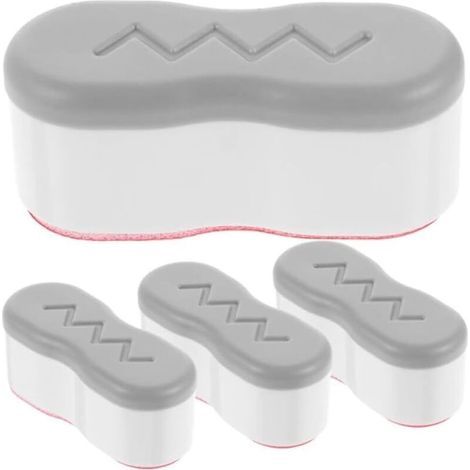 Gebogener Toilettensitz-Puffer-Set – Für mehr Komfort, kompatibel mit den meisten Toilettensitzen – 4-teilig (1/5)