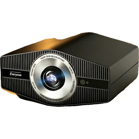 Proyector, 2300 lúmenes ANSI, relación de contraste de 30000:1, potencia de 95 W, altavoz integrado de 20 W, compatible con decodificación 4K. (1/5)
