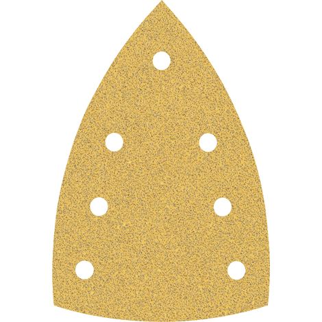 10 Feuilles triangulaires abrasives C470, 100x150 mm