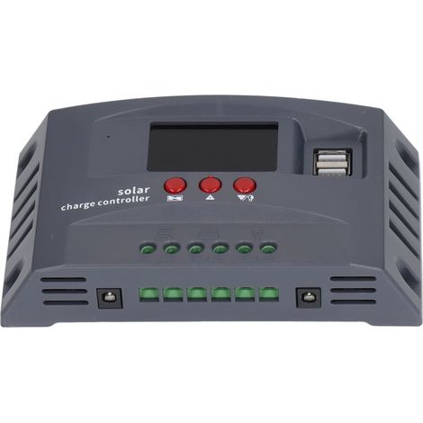 MPPT 12V/24V 10A Solarladeregler, Farb-LCD-Bildschirm, intelligenter Photovoltaik-Regler für Solarmodule (1/5)