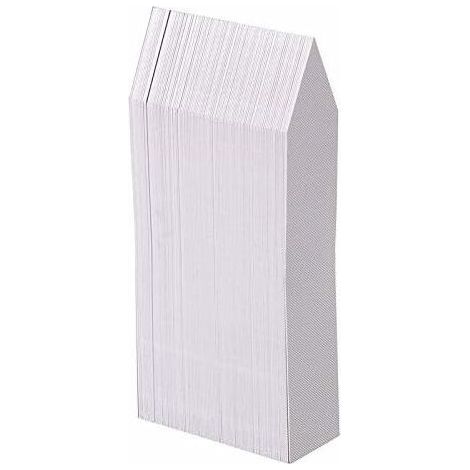 étiquette en plastique pour plantes 100 pièces, étiquette de jardin en plastique blanc 10x2cm (1/5)
