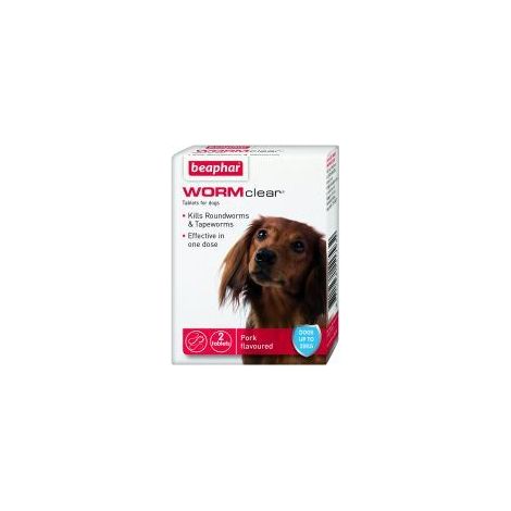 WORMclear Dog Up To 20kg - 2tab - 290502