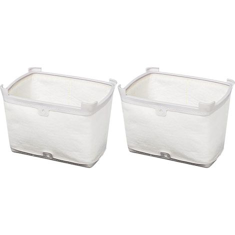 2 paniers filtrants ultra-fins pour robot nettoyeur de piscine Aiper Scuba S1, nettoyage des parois et de la ligne d'eau, double filtration (1/4)