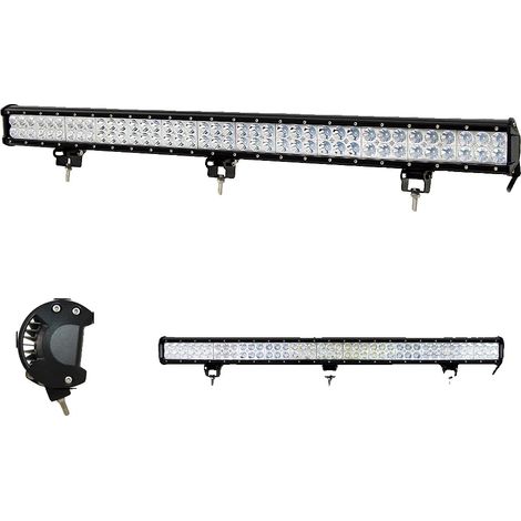 Barre lumineuse LED, design à double rangée, température de couleur 6000K (1/2)