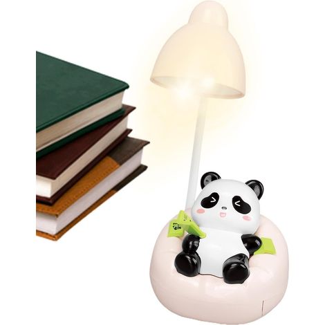Lampe de table panda – Adorable veilleuse rechargeable en silicone (1/5)