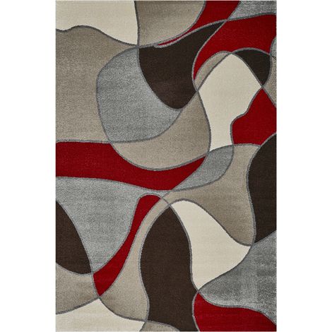 Tapis moderne salon anallergique frisé Milano prestige TER007
