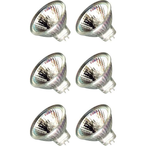 Lampe halogène MR11 GU4 20W 12V, Varmvit, paquet de 6 lampes halogènes (1/5)
