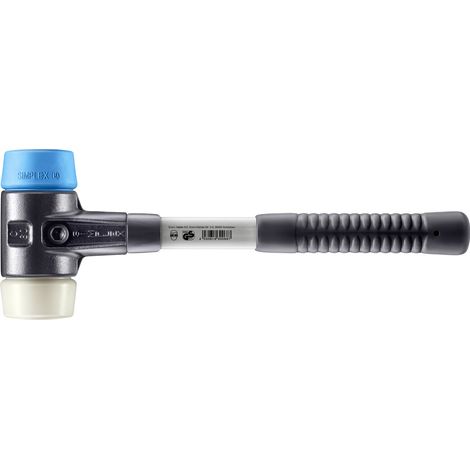 HALDER SIMPLEX TPE-Weichhammer / Nylon mit verstärktem Tempergussgehäuse und Glasfaserstiel - D=60 mm - 3718.060 (1/5)