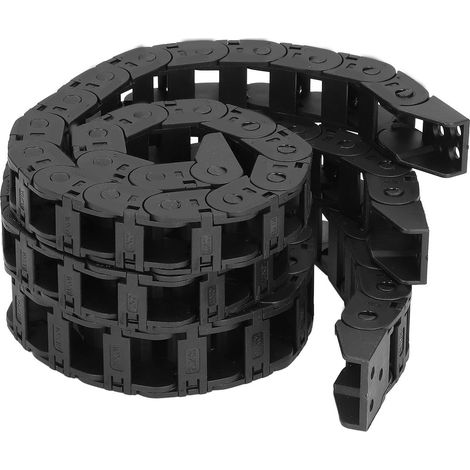 Lot de 3 chemins de câbles articulés en nylon à 3 trous ouverts pour imprimante 3D VORON 2.4, 2x410mm 1x498mm (1/5)
