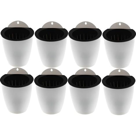 (bk) Pot de fleurs suspendu pour balcon ou rambarde de terrasse B (1/5)