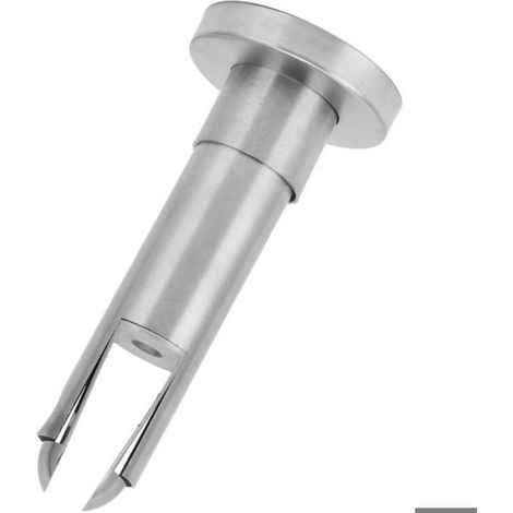 Pied de Support de séparation, pince de clture en verre en acier inoxydable pour salle de bains publique, toilettes (1/4)
