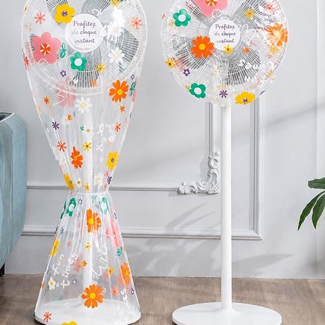 Housse intégrale pour ventilateur sur pied PEVA 130 cm anti-poussière couleur aléatoire 100 g – Livraison gratuite (1/5)