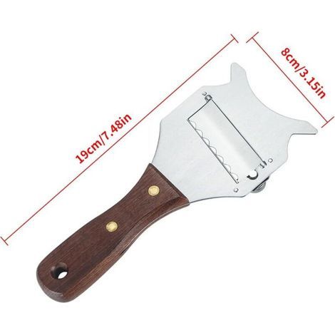 Trancheuse à Truffes Réglable en Acier Inoxydable avec Poignée en Bois – Coupe-Précis pour Cuisiniers et Gourmets (1/3)