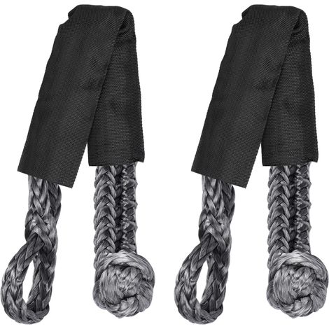 17T Corde de remorquage souple et flexible en matière synthétique, idéale pour les voitures en panne (1/5)