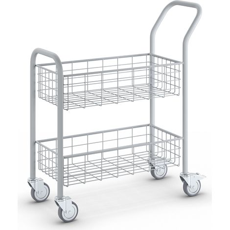 eurokraft pro, Chariot de distribution du courrier, 2 plateaux (1/5)