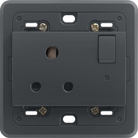 VIMAR - 20215.L Presa 2P+T 5A inglese inter.+spia grigio