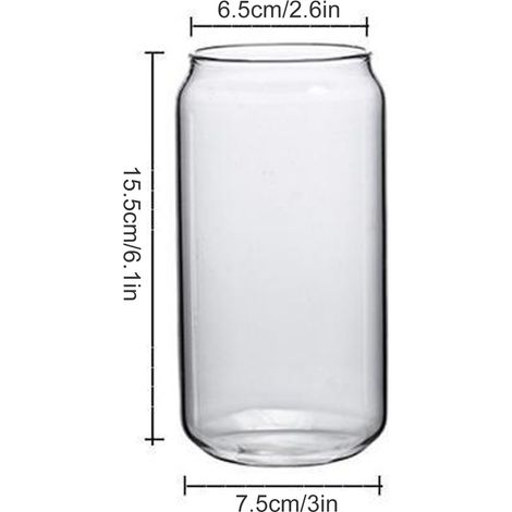 Verre à cola créatif, verre à jus, lait, verre à thé aux fruits, verre à bière, verre à eau, verre à boisson froide (1/5)