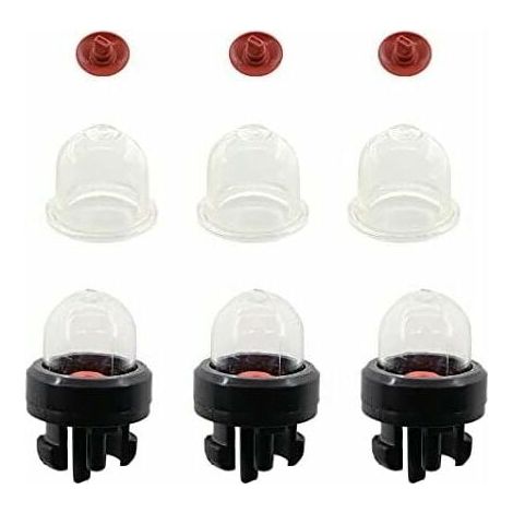 Lot de 3 Pompes d'Amorçage pour Tronçonneuses Stihl FS38, FS40, FS45, FS50, FS55, FS75, FS80, FS85, Compatible avec les Marques Ryobi, McCulloch et Husqvarna. (1/4)
