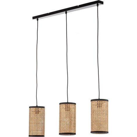 Pendelleuchte "Yaelle" aus Holz für Wohnzimmer & Esszimmer von Lindby (1/5)