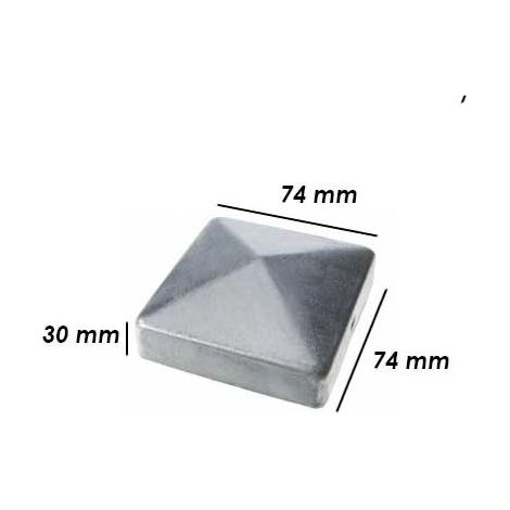Pyramidenkappe für Holzpfosten - 7x7