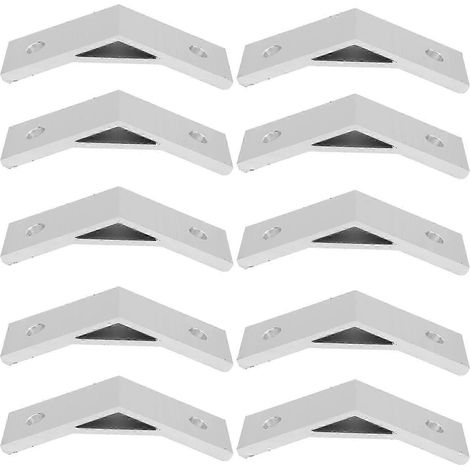 10 équerres de fixation à 135 degrés en alliage d'aluminium, connecteurs d'angle (1/5)