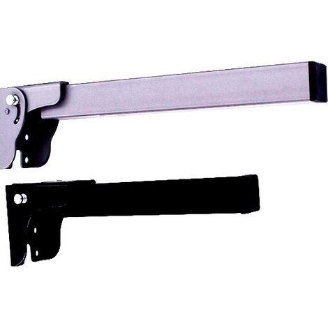 2 pièces pieds de table pliants, pieds de table pliants, pieds de table pliants longueur 40 cm pour table lit canapé camping-car support de voiture noir MNS (1/4)