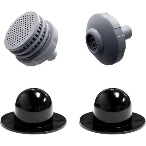 Kit de remplacement pour entrée et sortie d'eau de piscine hors sol CCYKXA, pièce de rechange pour accessoires de piscine Intex/Coleman/Bestway (1 ensemble) (1/5)