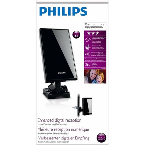 Philips SDV5228 12 Fernseherantenne schwarz 30 m Kabel