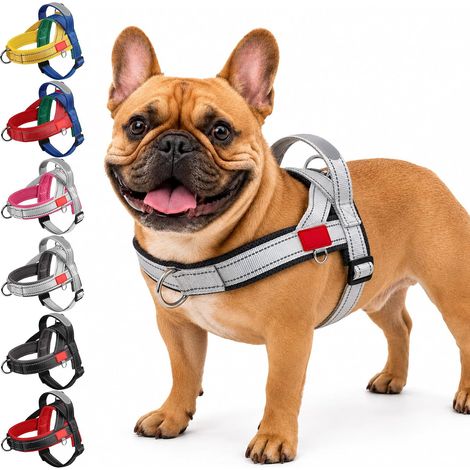 Harnais Anti-Traction Réfléchissant pour Chien (1/5)