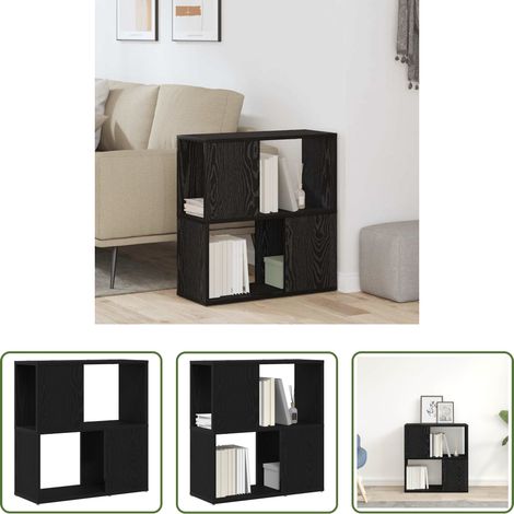 Meuble TV noir - Ensemble meuble TV Noir 60 x 24 x 63 cm Bois d'ingénierie (1/5)