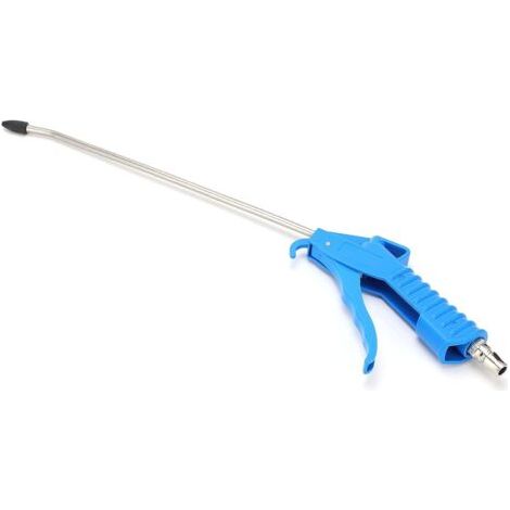 Pistolet à Air Industriel Puissant avec Buse Longue à Débit D'air en Acier Inoxydable Extensible, Accessoires de Compresseur D'air Pneumatique, soufflette pistolet à poussière (1/5)