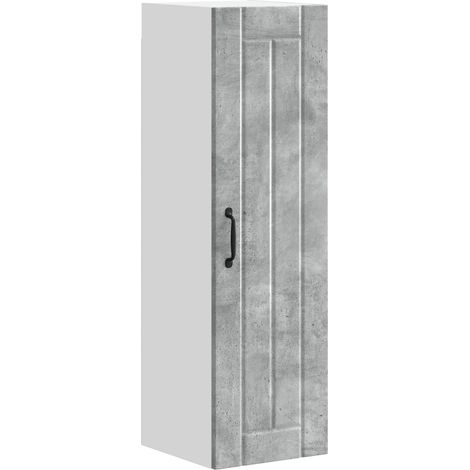 Maison Exclusive - Armadietto a muro LUCCA Grigio Cemento 30 x 31 x 100 cm