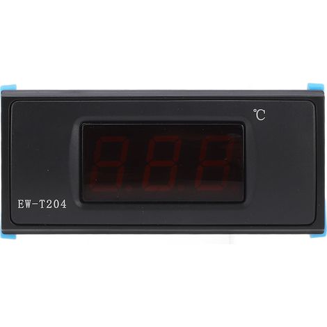 Thermostat numérique à double affichage, résolution de 0,1 °C, précision de 0,5 °C, avec transformateur AC12V. (1/5)