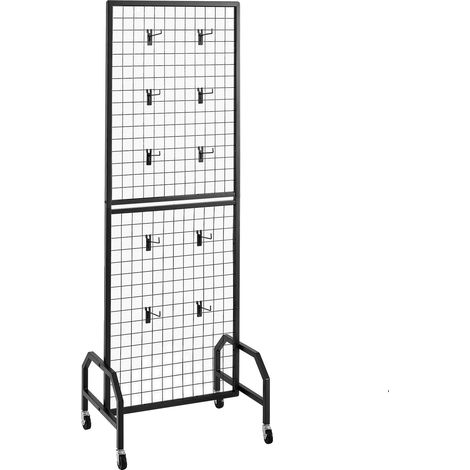 Estante de exhibición de pared, acero duradero, diseño portátil, 60-70 pulgadas, 1 unidad (1/2)