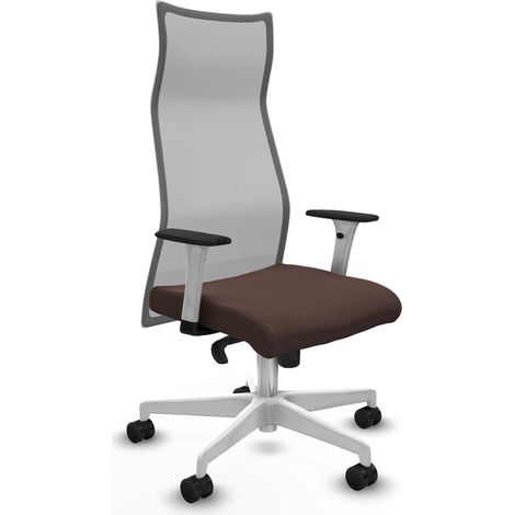 Silla de Oficina Albacete Piqueras y Crespo B1B026N Marrón oscuro