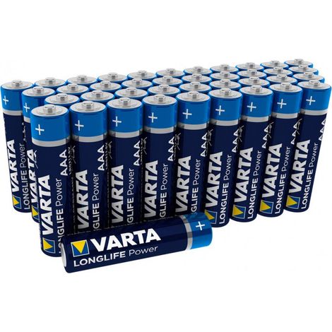 Varta Batterie Alkaline Micro AAA LR03 Longlife Box (40-Pack) 04903 121 154 (04903 121 154 PACK) (1/2)