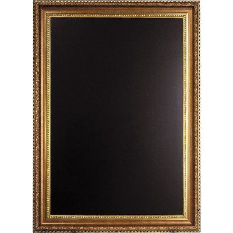 ardoise dorée - cadre élégant, gravé - 75x100cm - Securit (1/4)