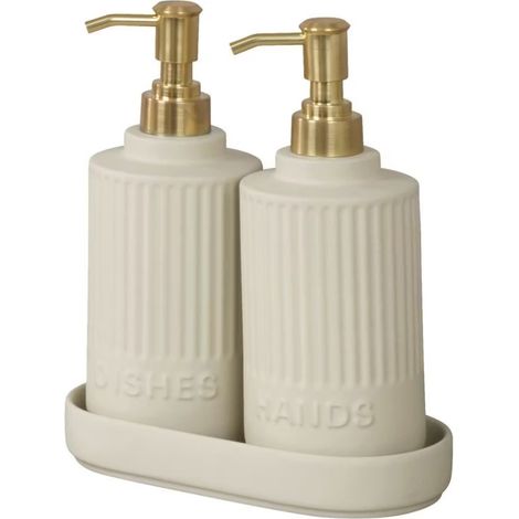 Spenderset mit Tablett HEIDI, 2 x 550 ml