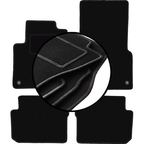 Komplettset Veloursmatten für: Smart ForFour I Schrägheck (2004-2007) (1/5)