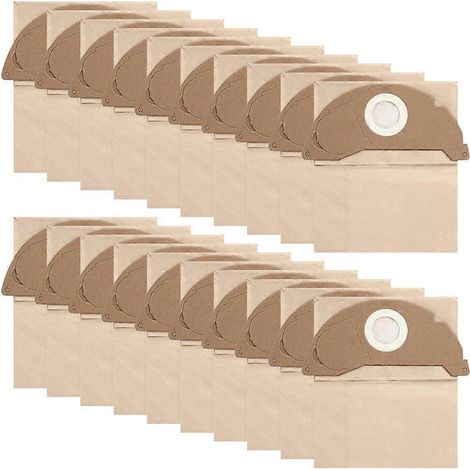 20 Aspirateur Bags pour WD2 – Reusable Bags – pour WD2 MV2 2.200 WD2250 A2004 A2054 – 6.904 322.0 (1/5)