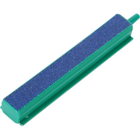 Pierre à air verte pour aquarium, filtre minéral à bulles, longueur 10 cm / 3,9 pouces (1/5)