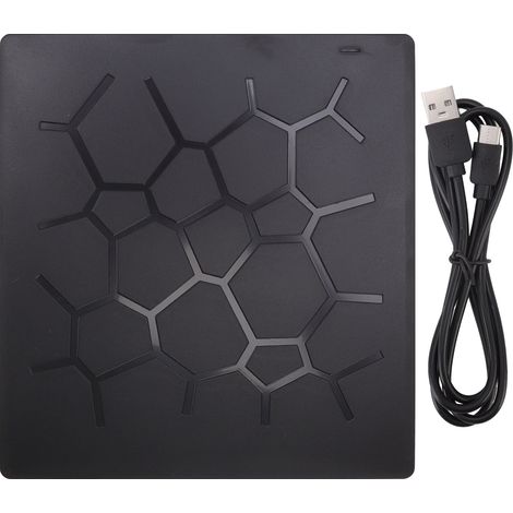 Lecteur DVD Externe USB-C Ultra Mince 6 en 1 pour PC Portable et Ordinateur de Bureau (1/5)