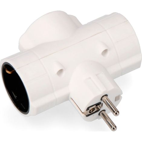 Dreifachstecker, T/Tl, 16A, 250V  E40063