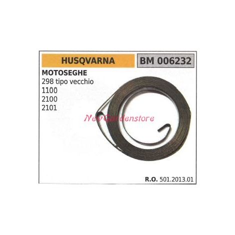 Molla avviamento HUSQVARNA motosega 298 1100 2100 2101 006232 501201301