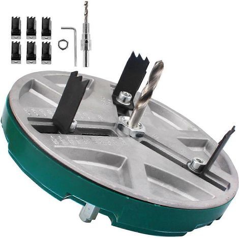 Scie cloche réglable pour perçage, diamètre réglable de 4,5 à 12,5 cm (1,8 à 5 po), pour bois (1/5)