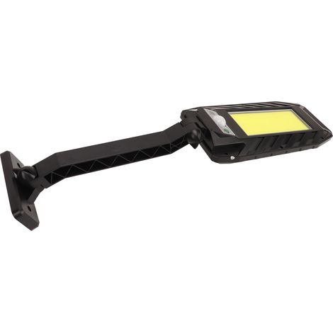 Lampe solaire avec capteur, éclairage extérieur intégré avec détecteur de mouvement pour une utilisation en extérieur, murs, jardins, poubelles, 180 COB, télécommande (1/5)
