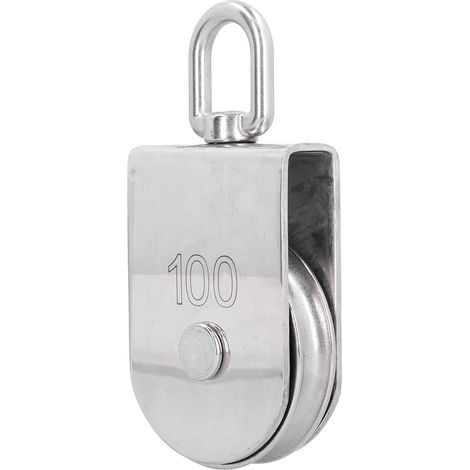 Rouleau Simple de Levage de Poulie Marine 100mm/3.9in 1000kg/2205lb Chargement Rotatif en Acier Inoxydable 316 pour Navires (1/5)