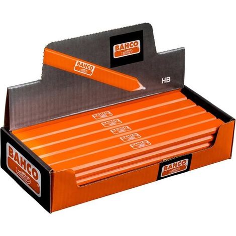Bahco P-HB HB Grade Carpenters Pencils 25 Pack Orange High Grade (1/2)