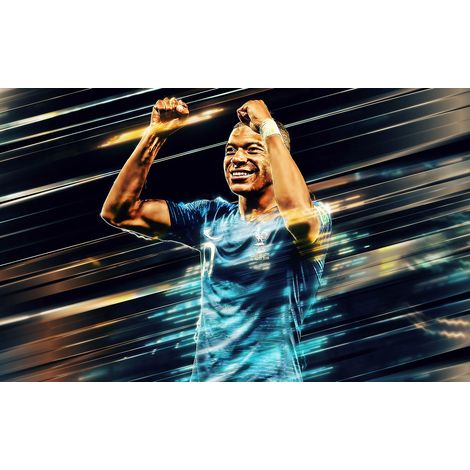 Papier peint panoramique Football - Joueur de Foot - 130 cm x 81 cm (1/2)